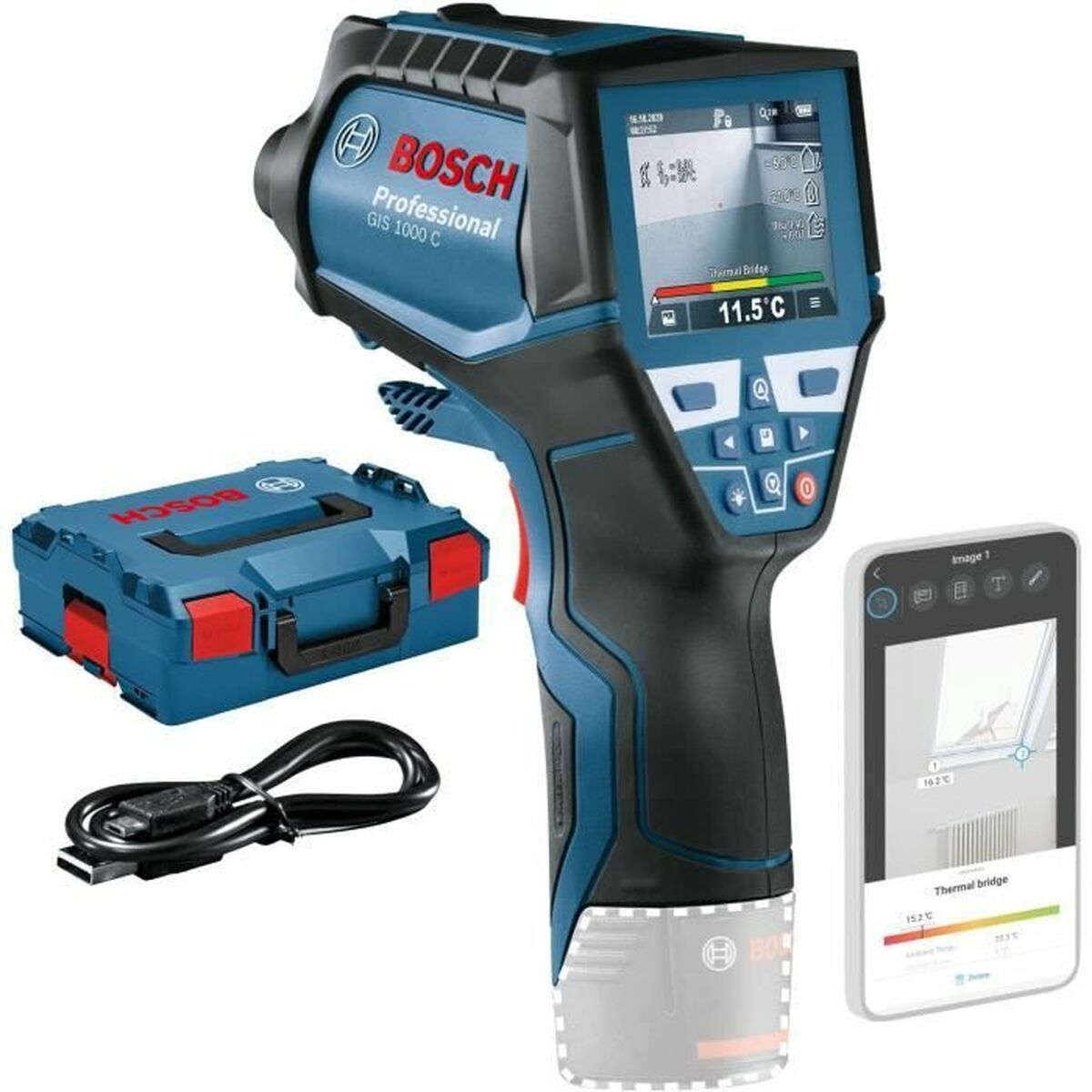Termómetro Infravermelhos BOSCH GIS 1000 C